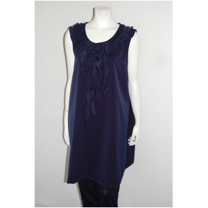 新作、濃紺ストレッチチュニックできました!