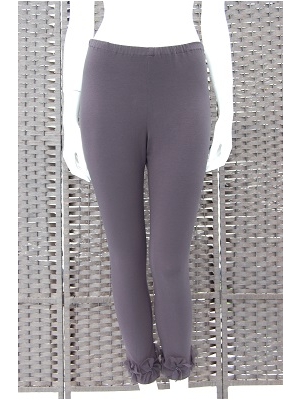 ネット花モチーフレギンス